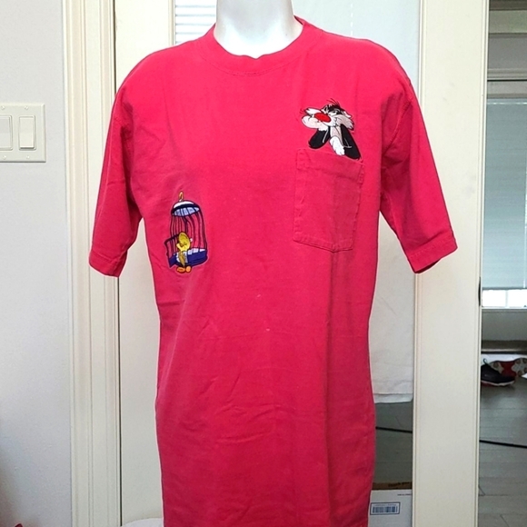 Vintage WB Looney Tunes Sylvester and Tweety Shirt - Picture 1 of 8